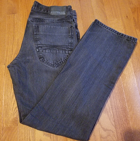 Mens Express Kingstone Jeans 30x32 Classic Fit - Picture 2 of 7